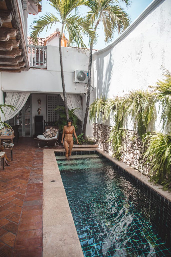 Hotel pool goals in Colombia