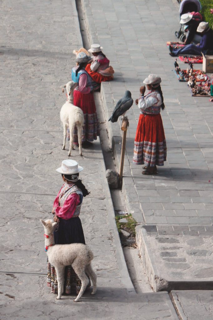 Local women in Arequipa Peru