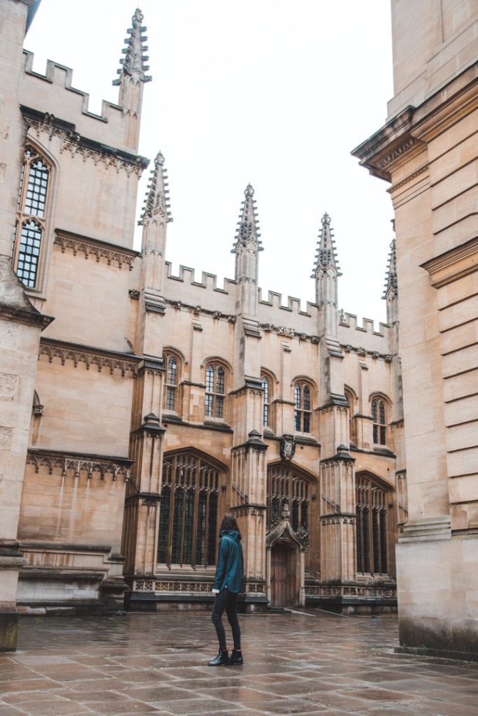 Woman in Oxford for one day
