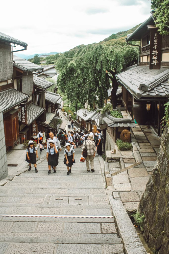 Historic street in Kyoto