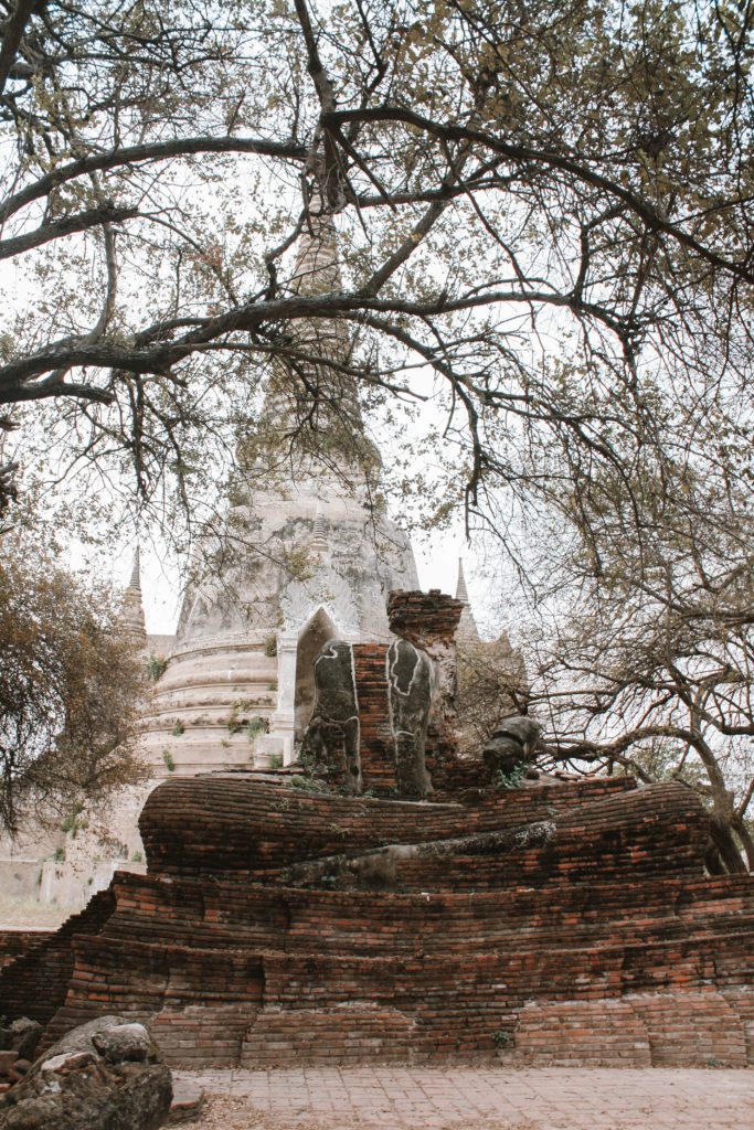 Temple ruins in Ayutthaya