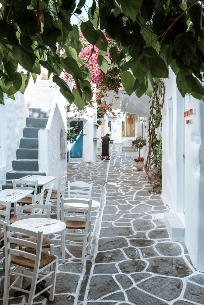 Streets of Naousa, Paros, Greece