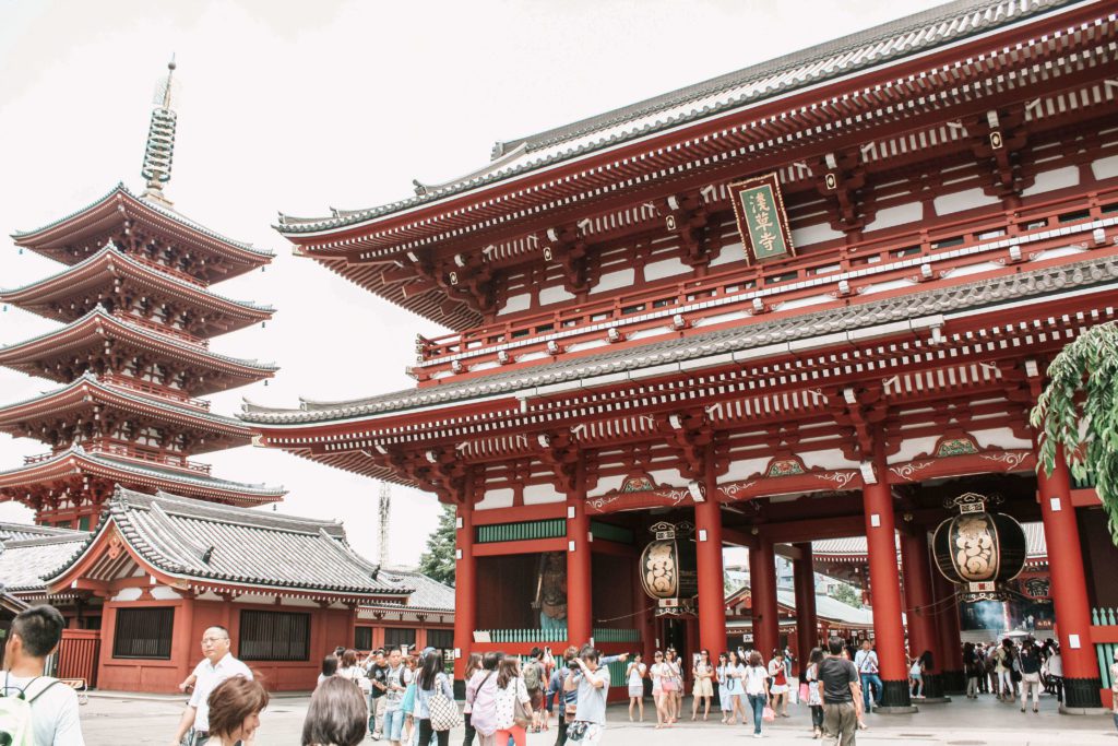 Sensōji temple Tokyo Japan 4 days itinerary