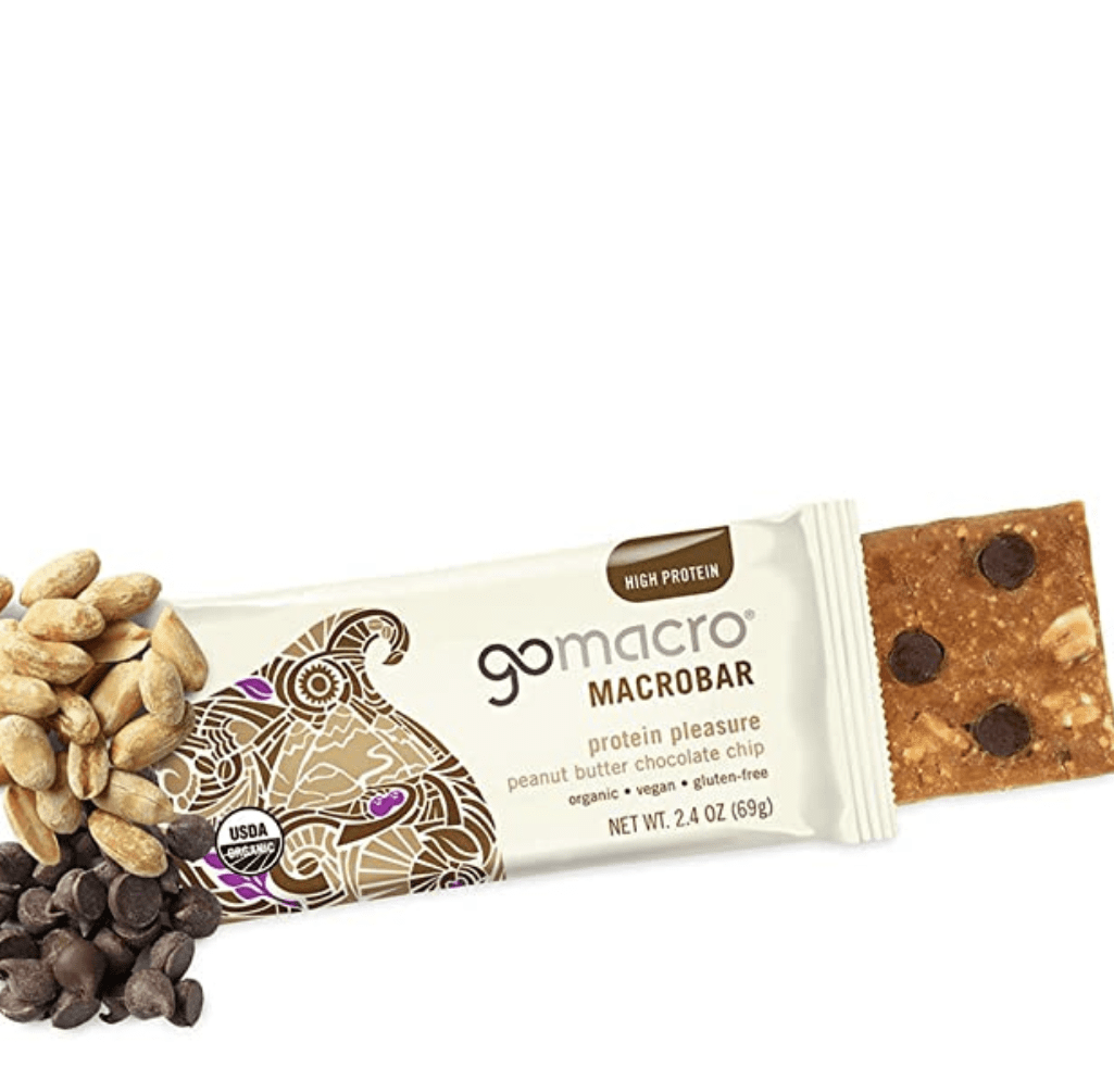 gomacro protein bar- a good airplane snacks