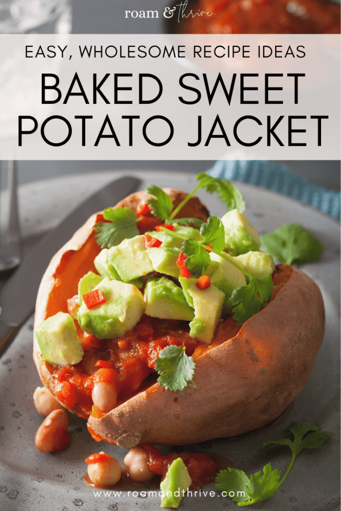Sweet potato jackets recipe pin