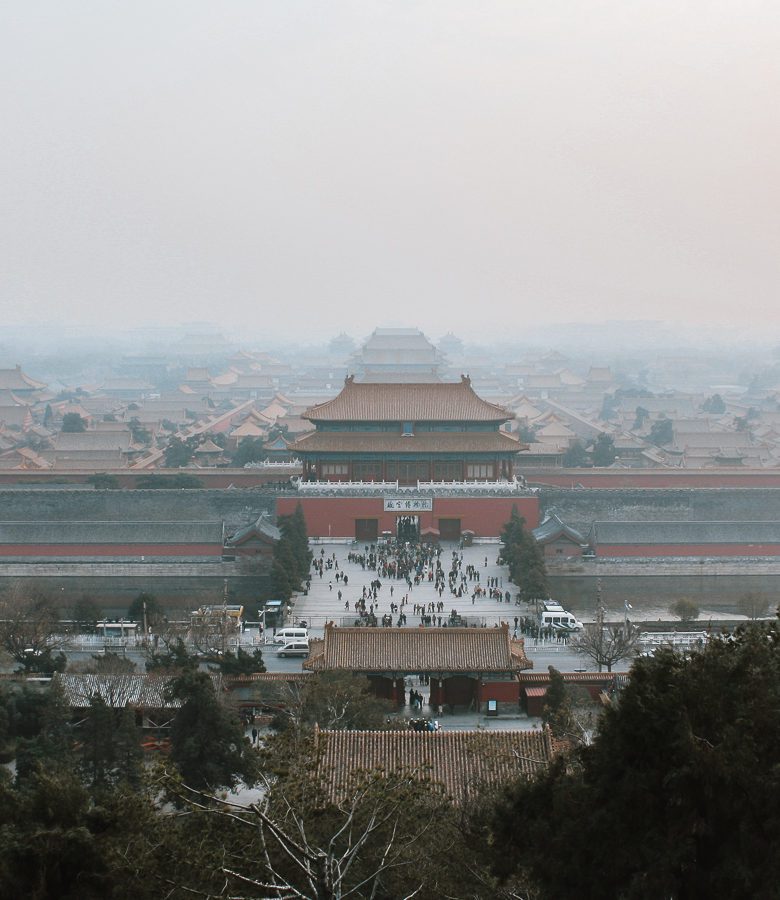 View of Forbidden City Beijing itinerary