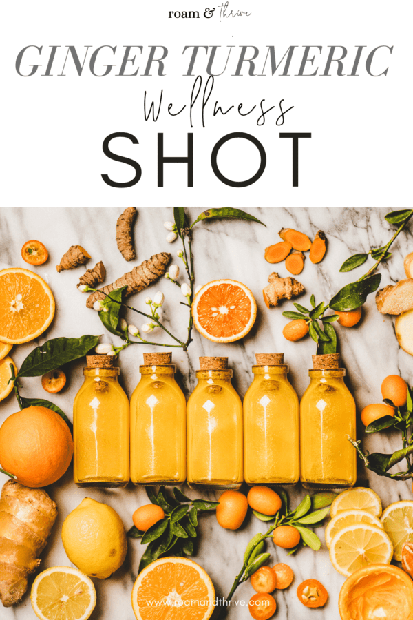 The BEST Ginger Turmeric Shot Recipe For Top Health