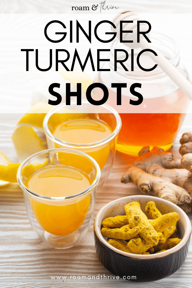 The BEST Ginger Turmeric Shot Recipe For Top Health