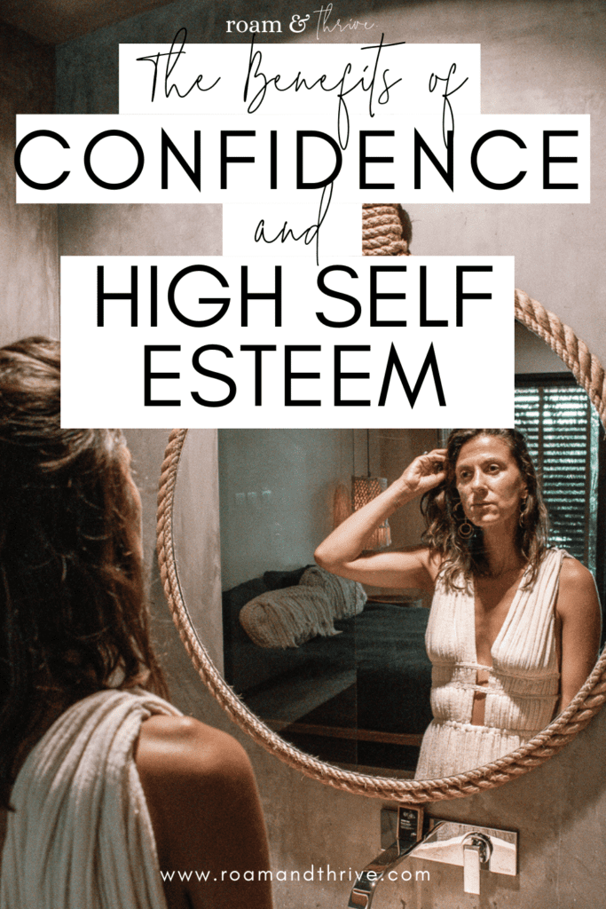 The Benefits of Self Confidence, Pinterest pin