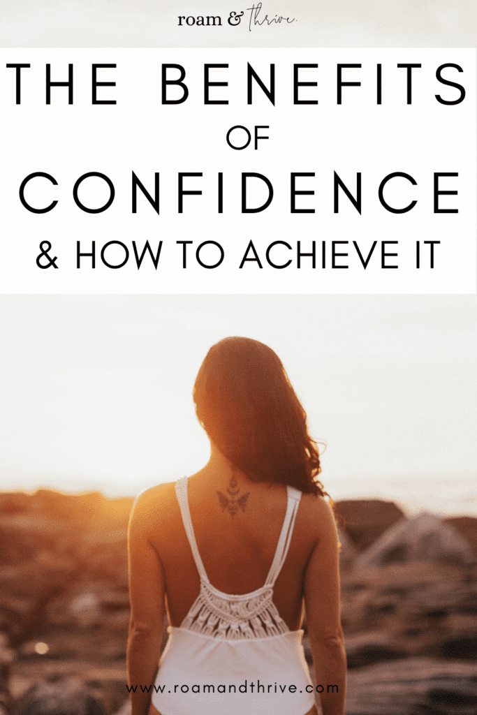 The Benefits of Self Confidence, Pinterest pin