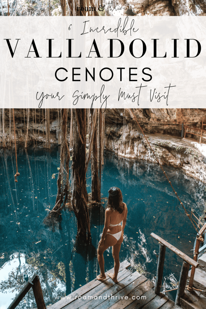 6 incredible Valladolid Cenotes, pinterest pin