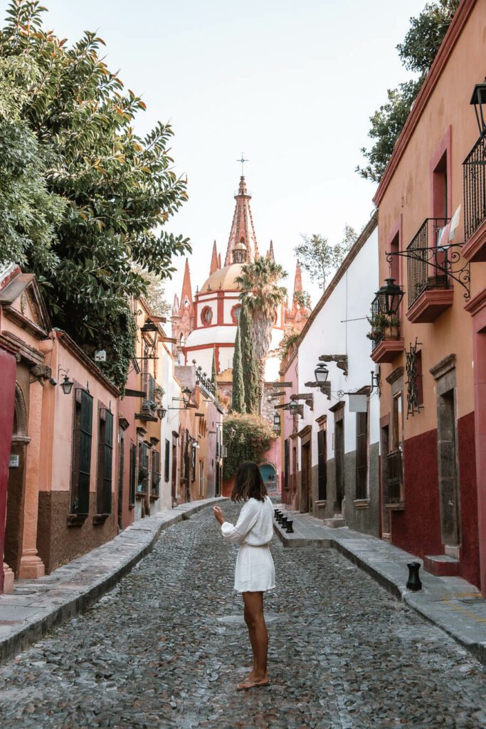 the most instagramable street in San Miguel de Allende