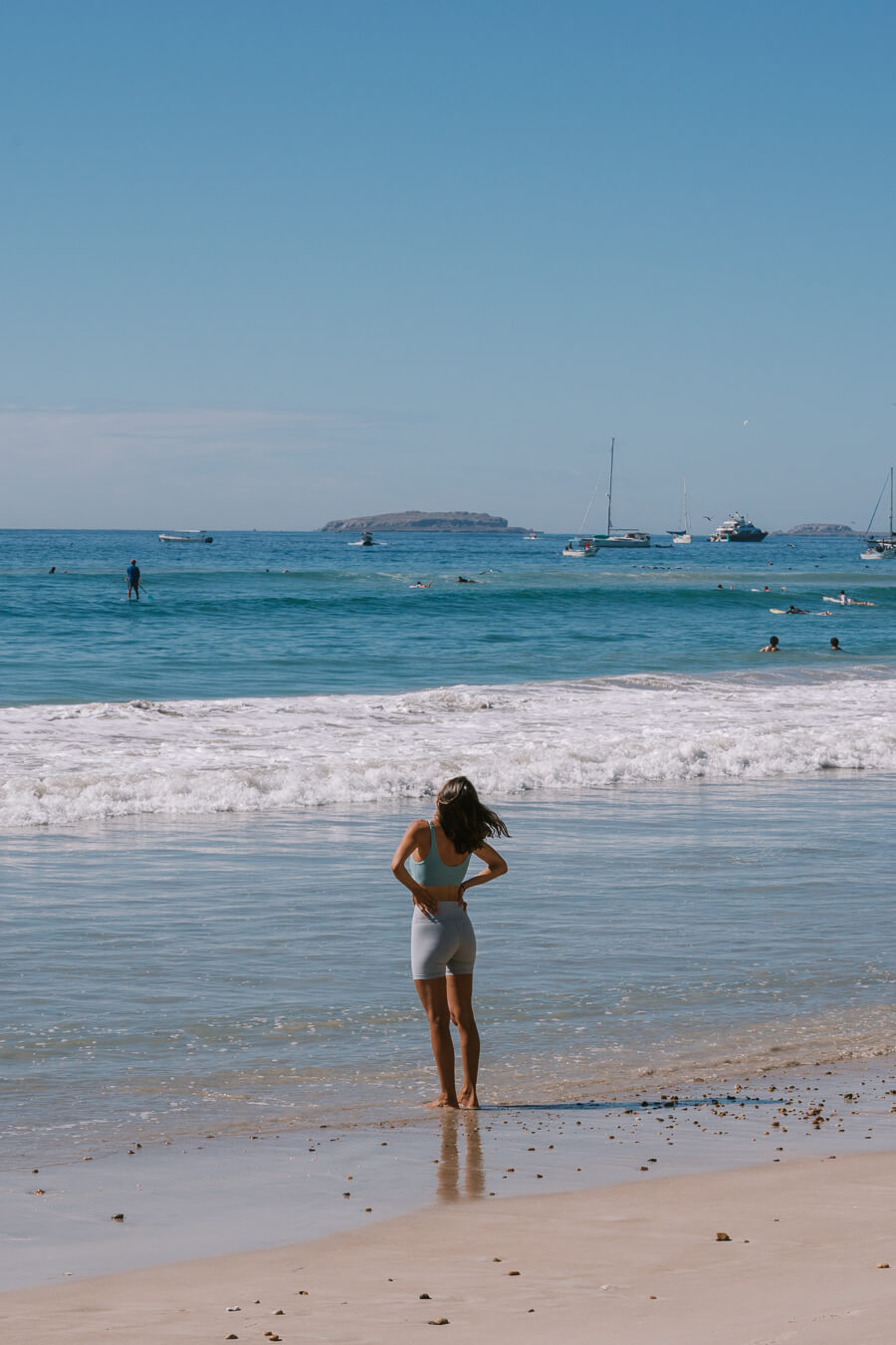 woman on Punta Mita beach