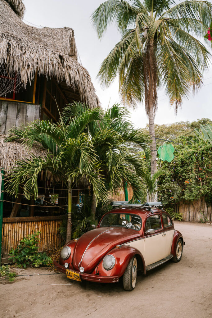 Old Beetle car in Palomino Colombia