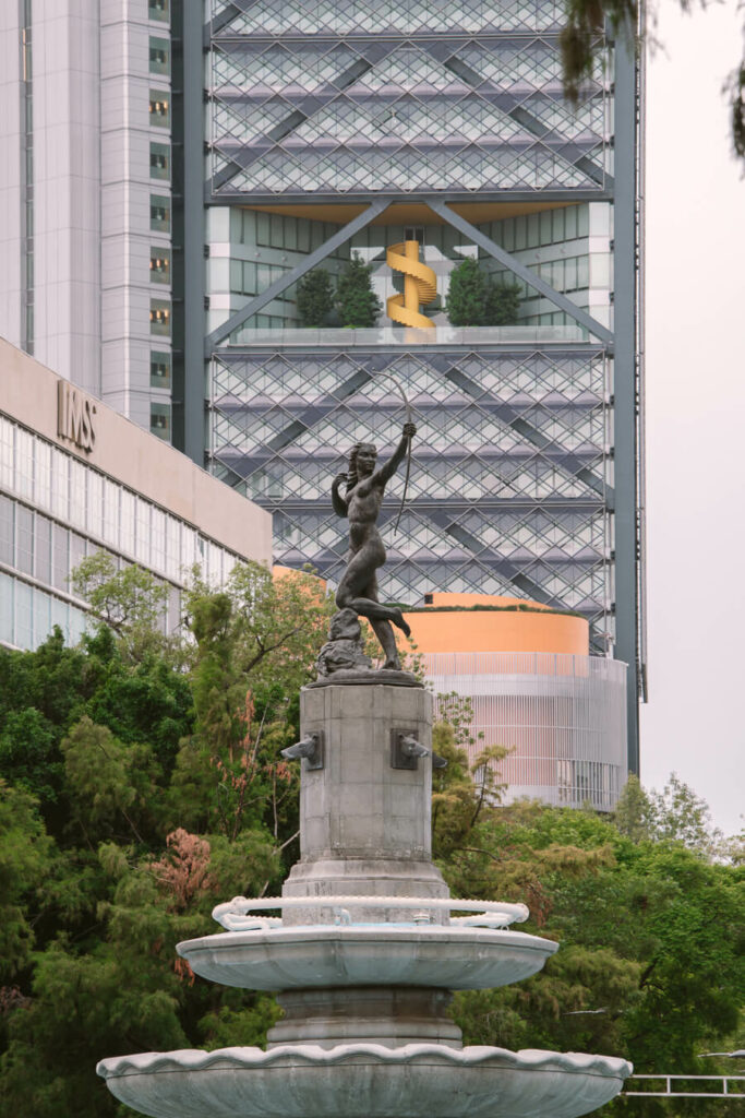 Diana Casadora statue Mexico City