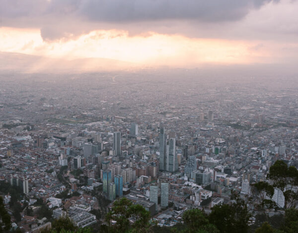 View from Bogota Colombia