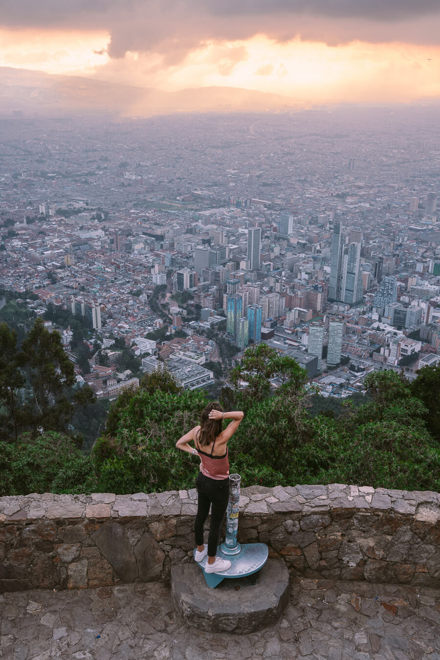things to do in Bogota Colombia view Monserrate
