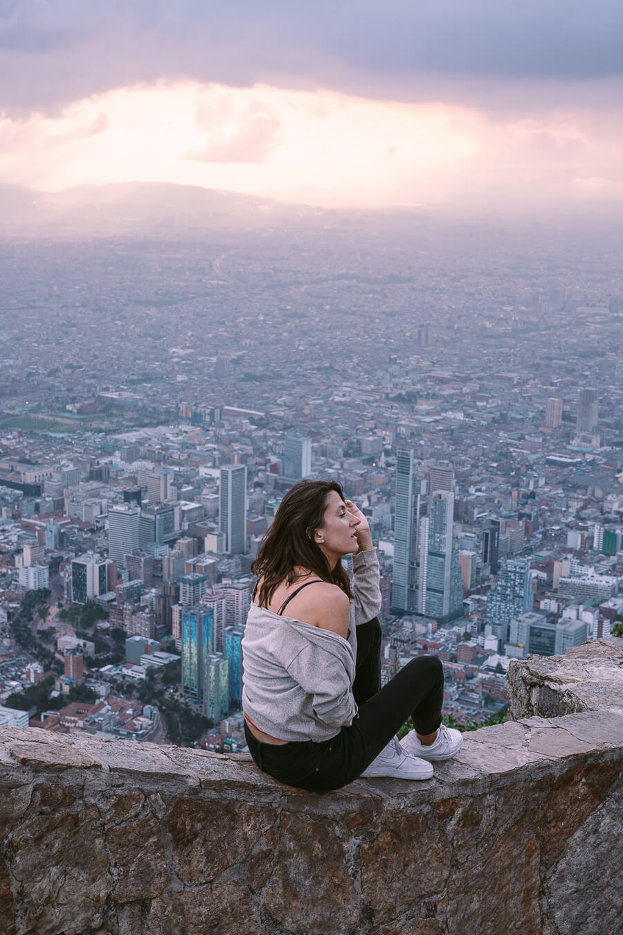 things to do in Bogota Colombia view from Monserrate