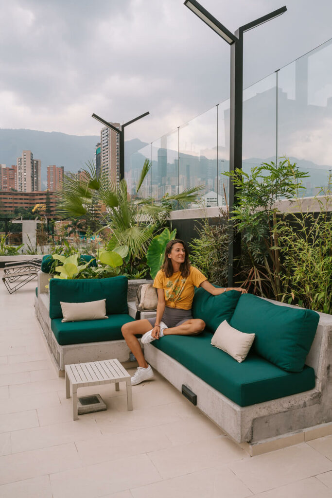 Landmark Hotel Medellin rooftop terrace