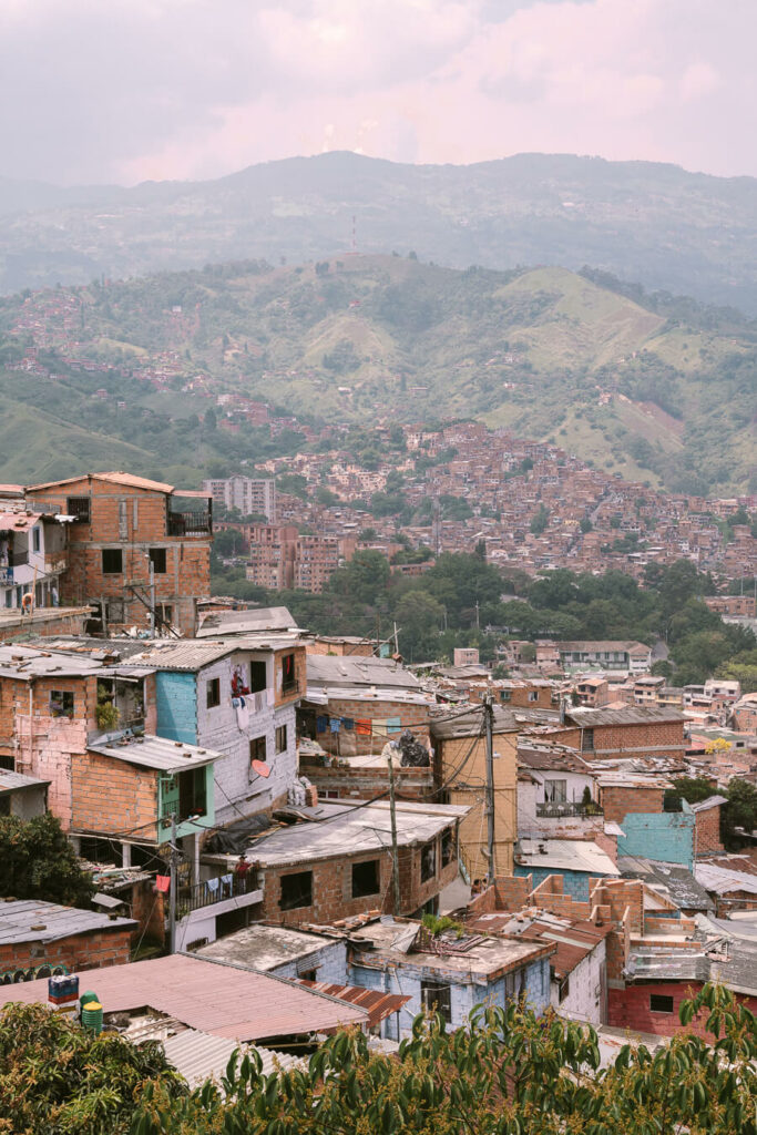 View of Medellin from Comuna 13