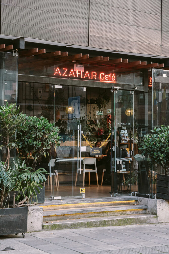 Azahar Cafe, Bogota Colombia