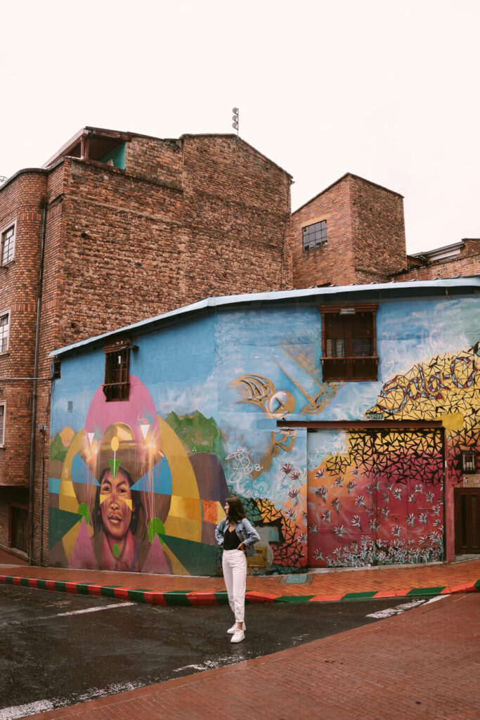 Street art in Bogota Colombia