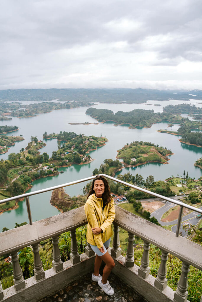 view from El Peñol Guatape Colombia