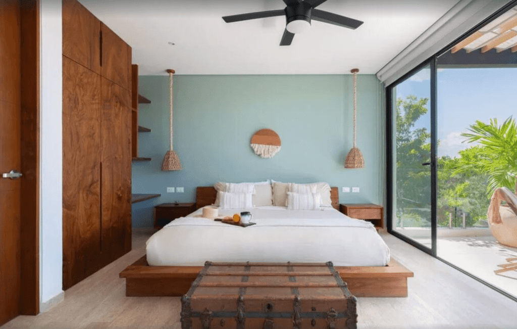 bedroom in Tulum