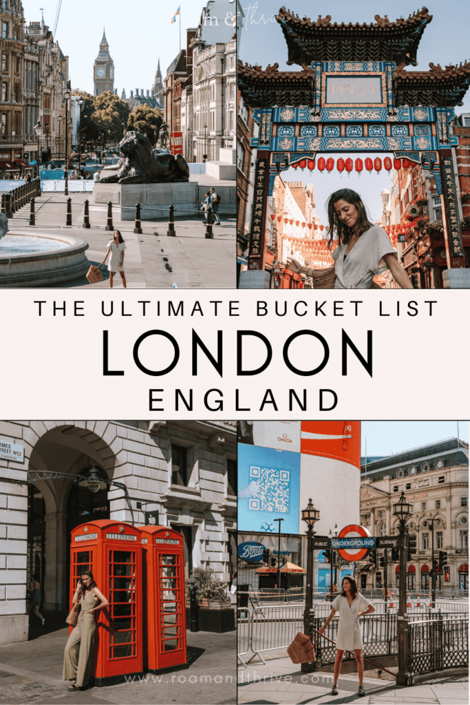 The ultimate London bucket list