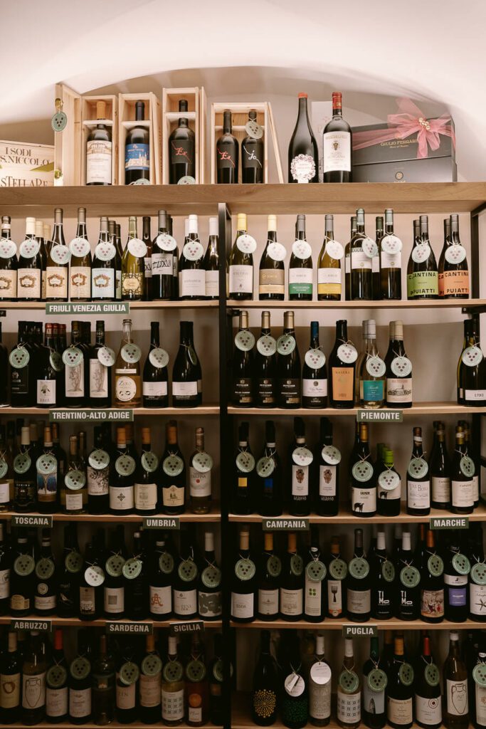 wine store in Puglia