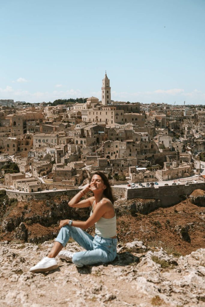 What to do in Matera Italy, visit Belvedere Murgia Timone