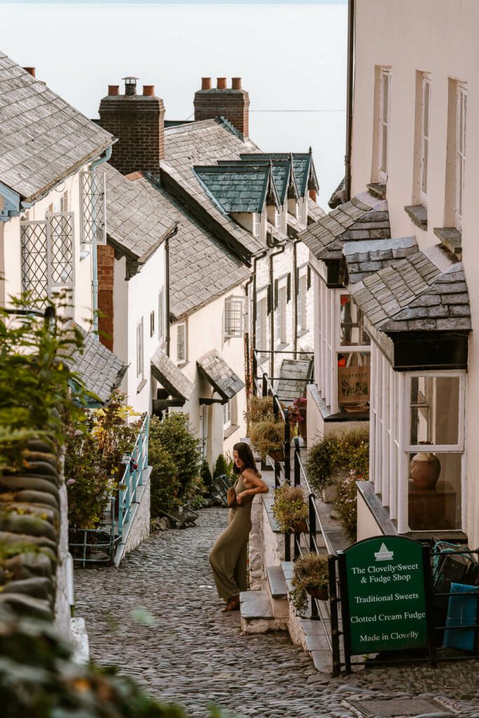 cobbled streets of Clovelly North Devon