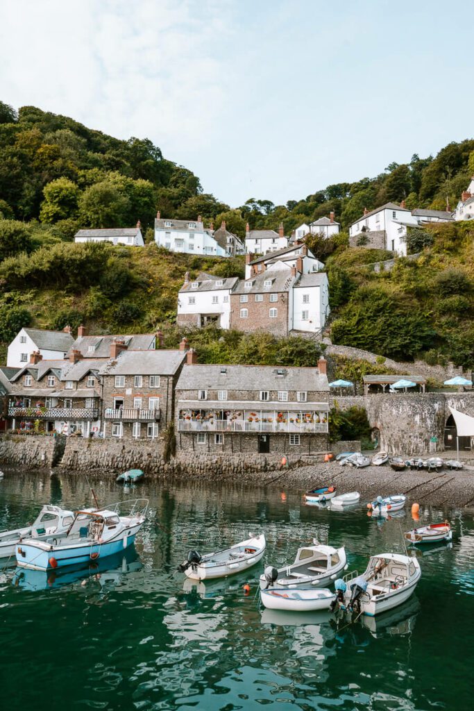 Clovelly harbour, top road trips in England