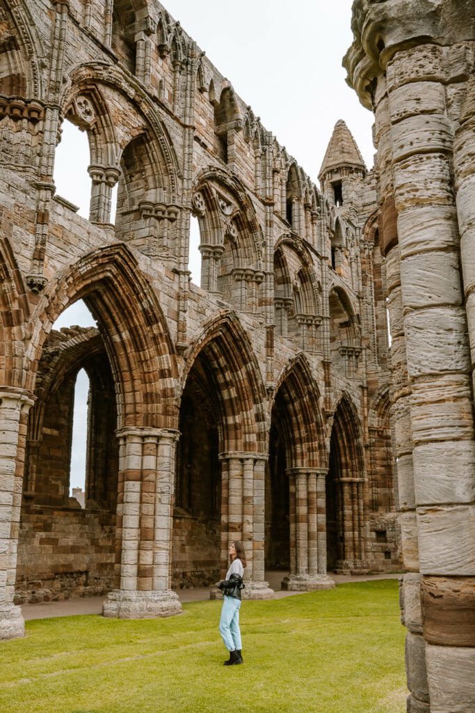 Whitby Abbey, road trips in england