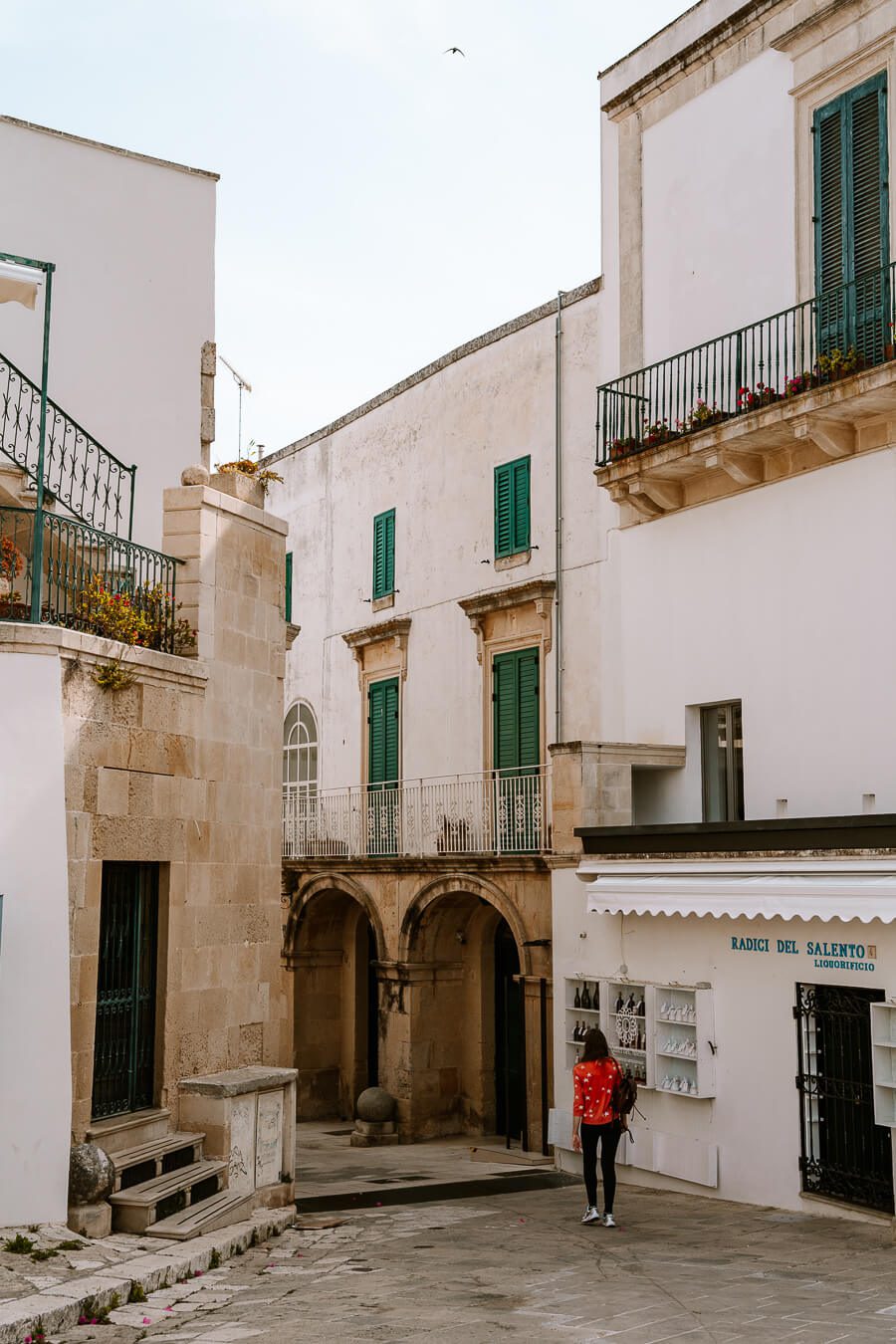 street in Otranto, a great stop on a puglia road trip itinerary 