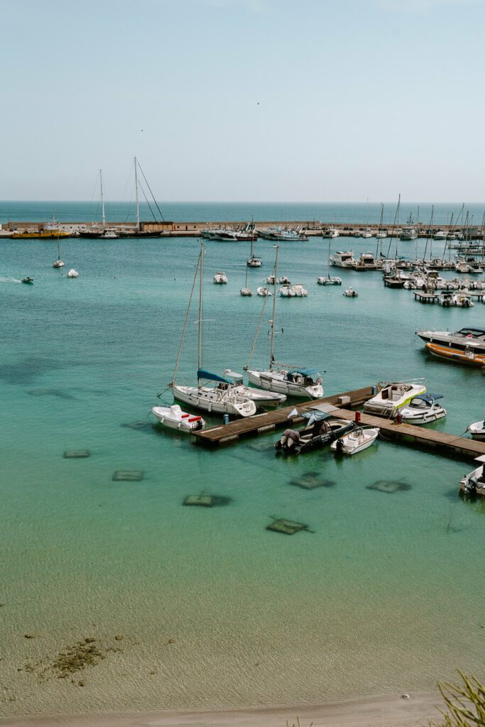 calm harbour in Otranto Puglia