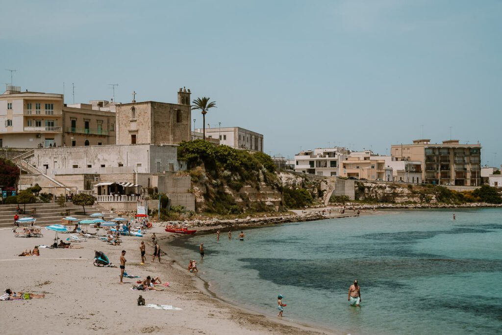 beach in Otranto Puglia