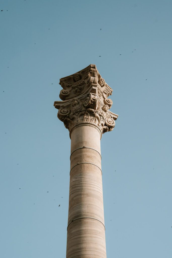 Column in Lecce, best things to do