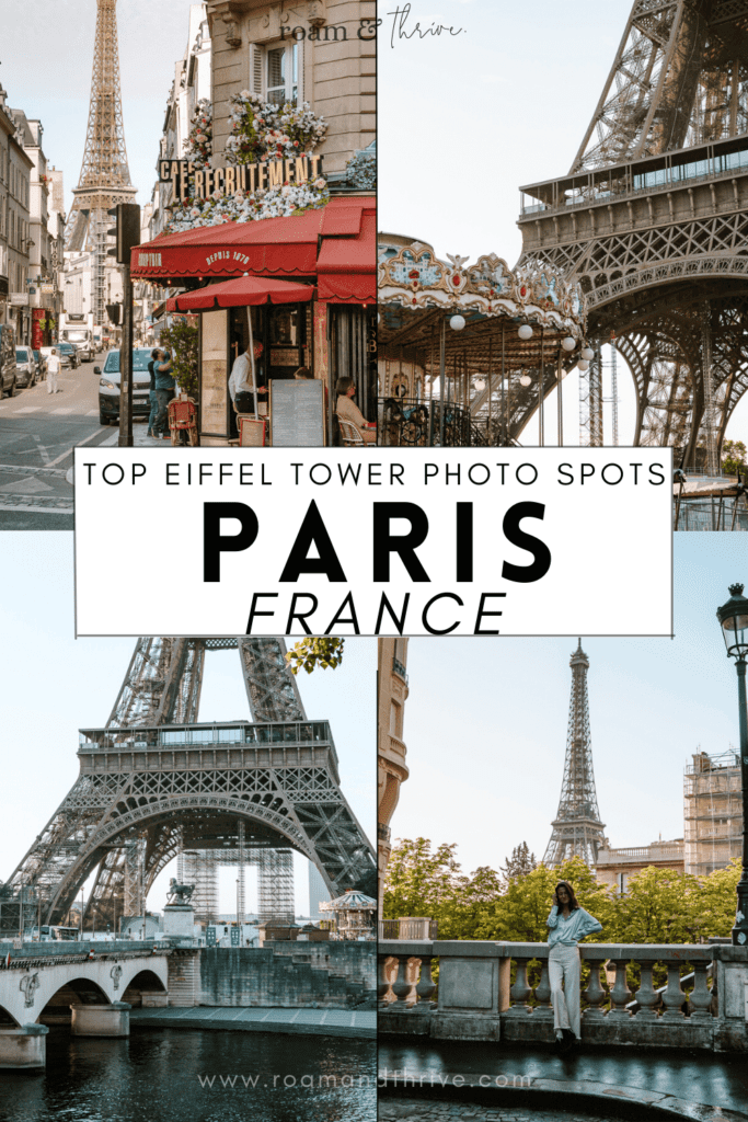 best Eiffel Tower photo spots in Paris