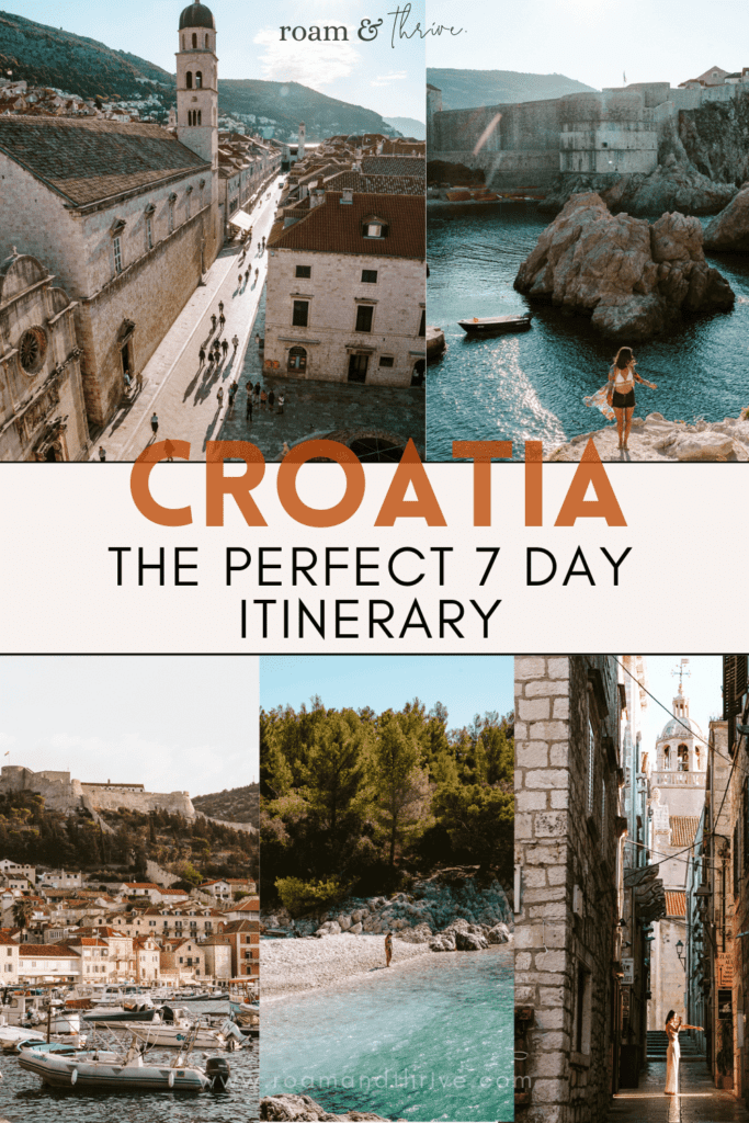7 days in Croatia Itinerary