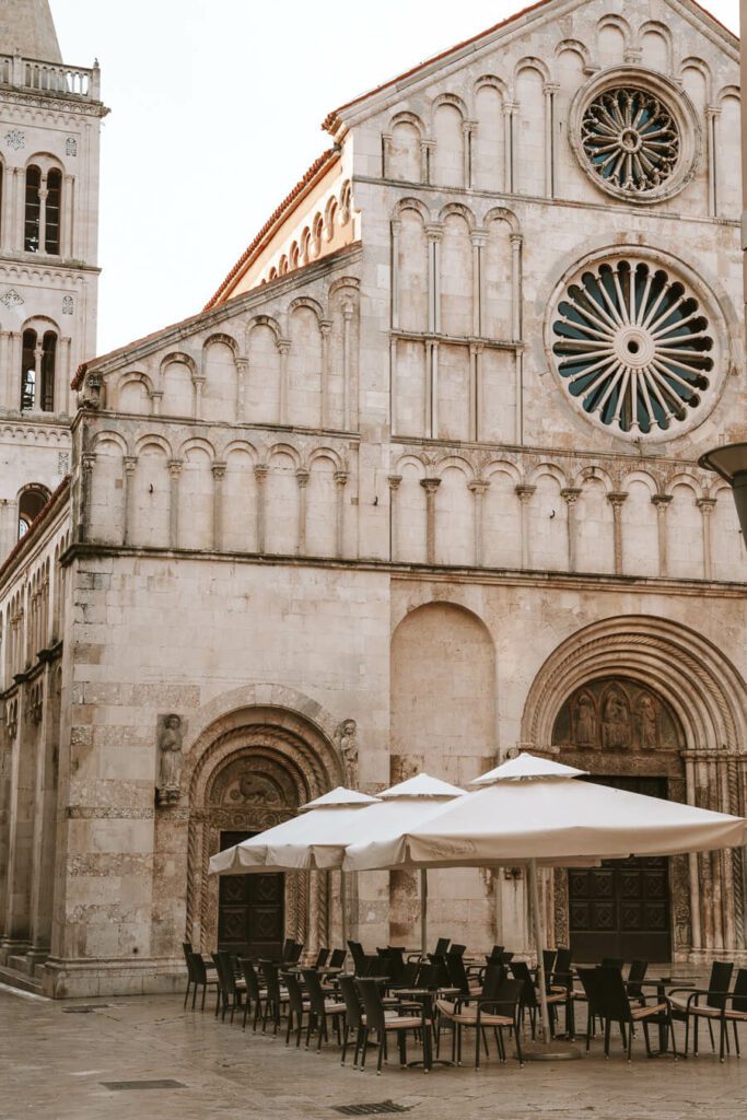 Zadar Cathedral Croatia. 7 days in Croatia Itinerary