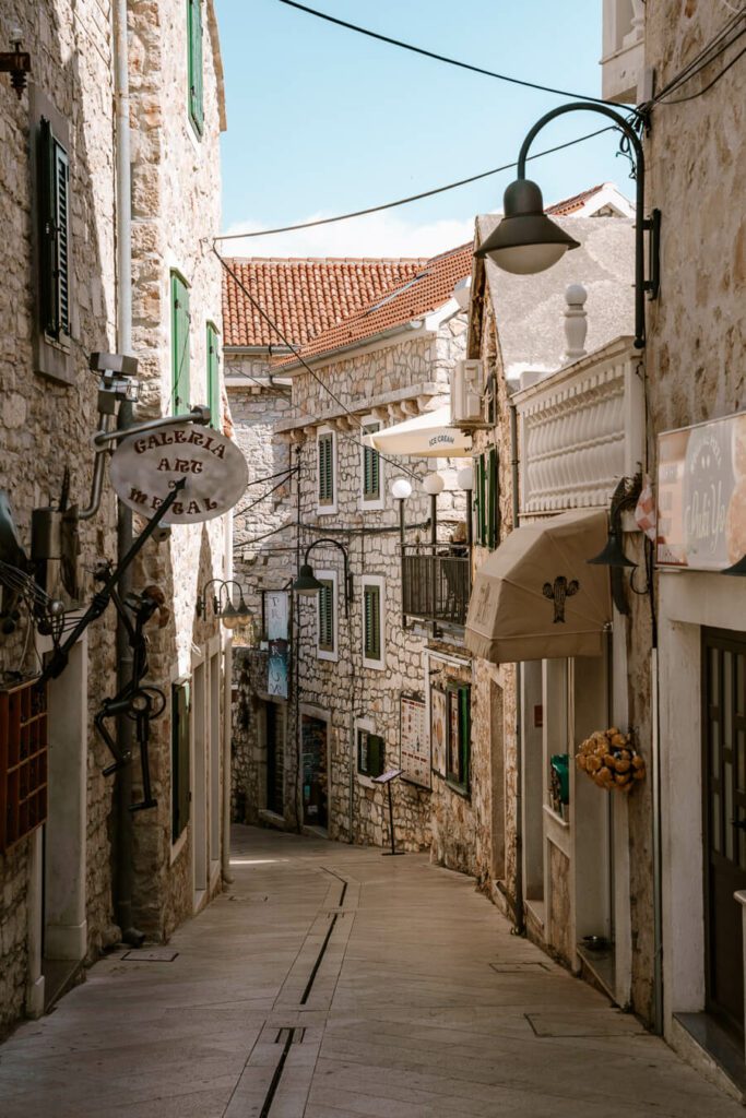 streets of Sibenik, Croatia