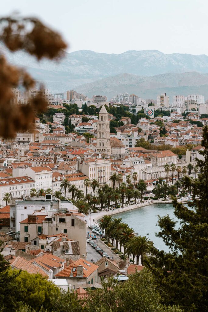view of Split, Croatia