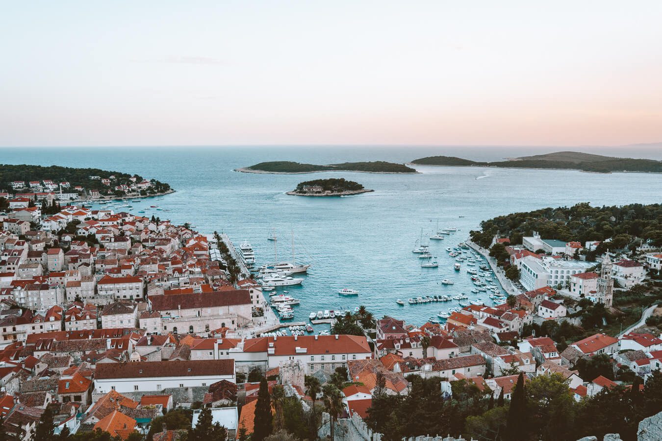 hvar island view- 7 days in Croatia itinerary