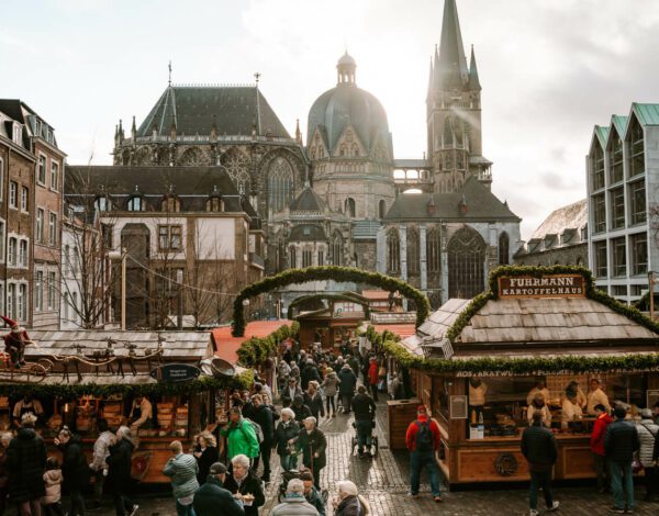 Aachen Christmas market Germany