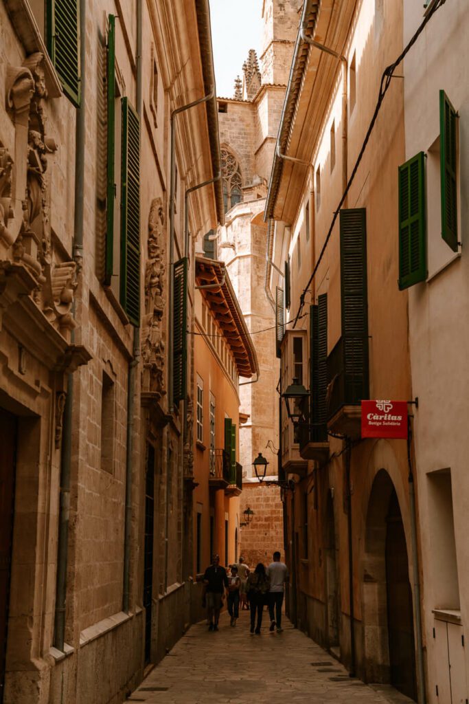 old town street in Palma Mallorca