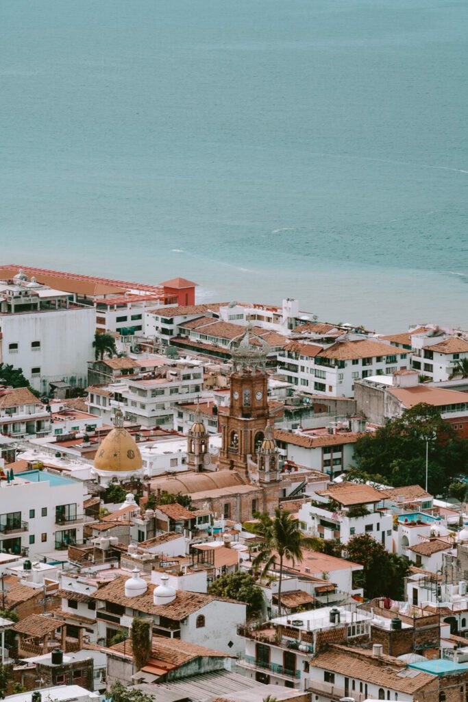 view of Puerto Vallarta from above.