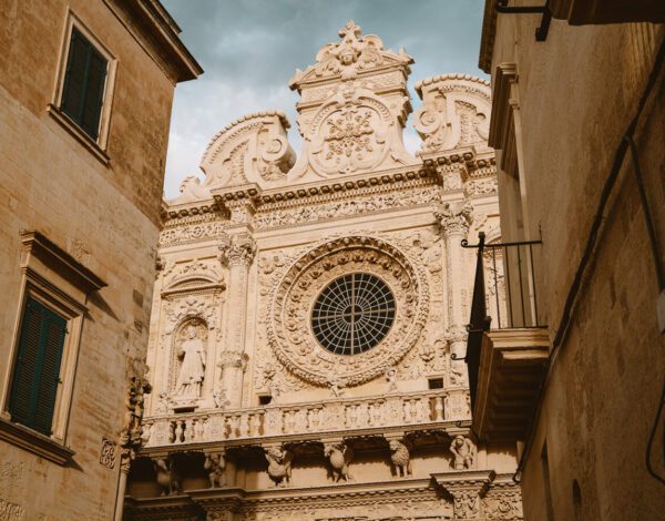 Santa Croce Church facade, Lecce Italy