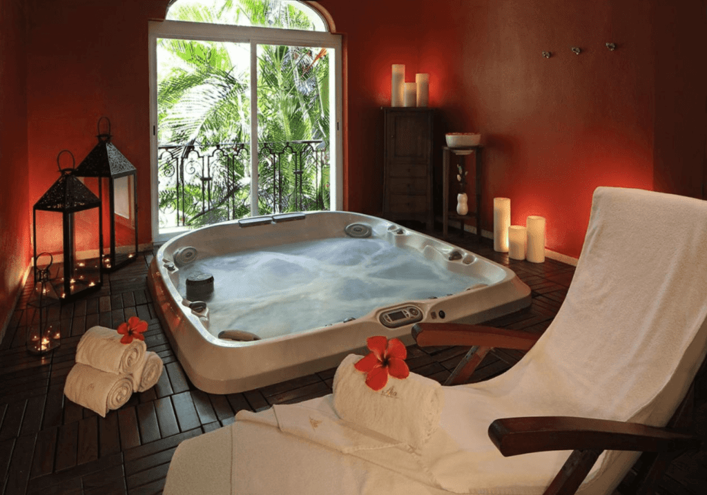 Casa Velas, spa and hot tub