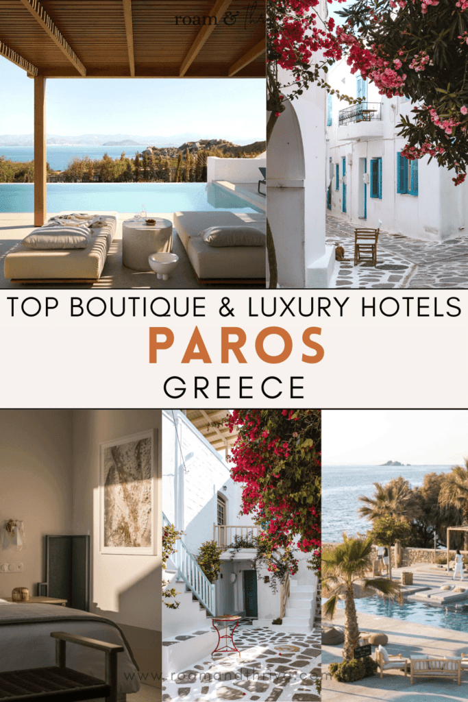 best luxury hotels in Paros Greece